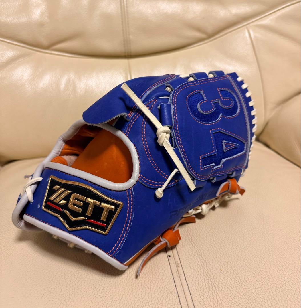 ゼット　プロステイタス軟式オーダー　千賀モデル　源田　型付け済み　投手用