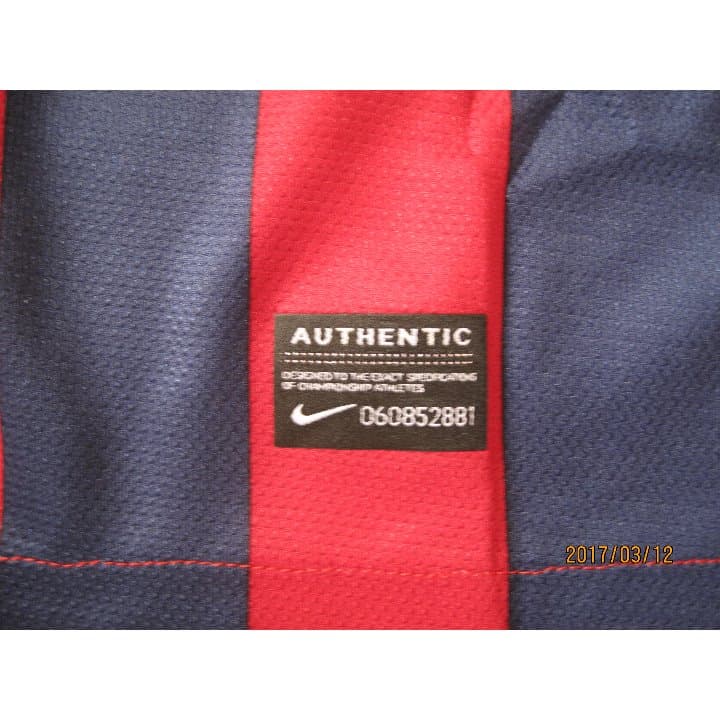 元バルセロナ アンドレス・イニエスタ選手 オーセンティックユニフォーム