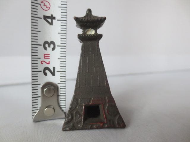 R7/09/25-2　銅器やぐら　添配　添景　盆景パーツ　水石　高さ約4.5㎝