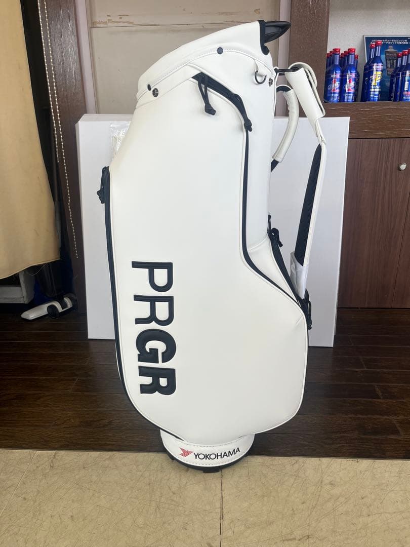 新品未使用PRGR ホワイト キャディバッグ