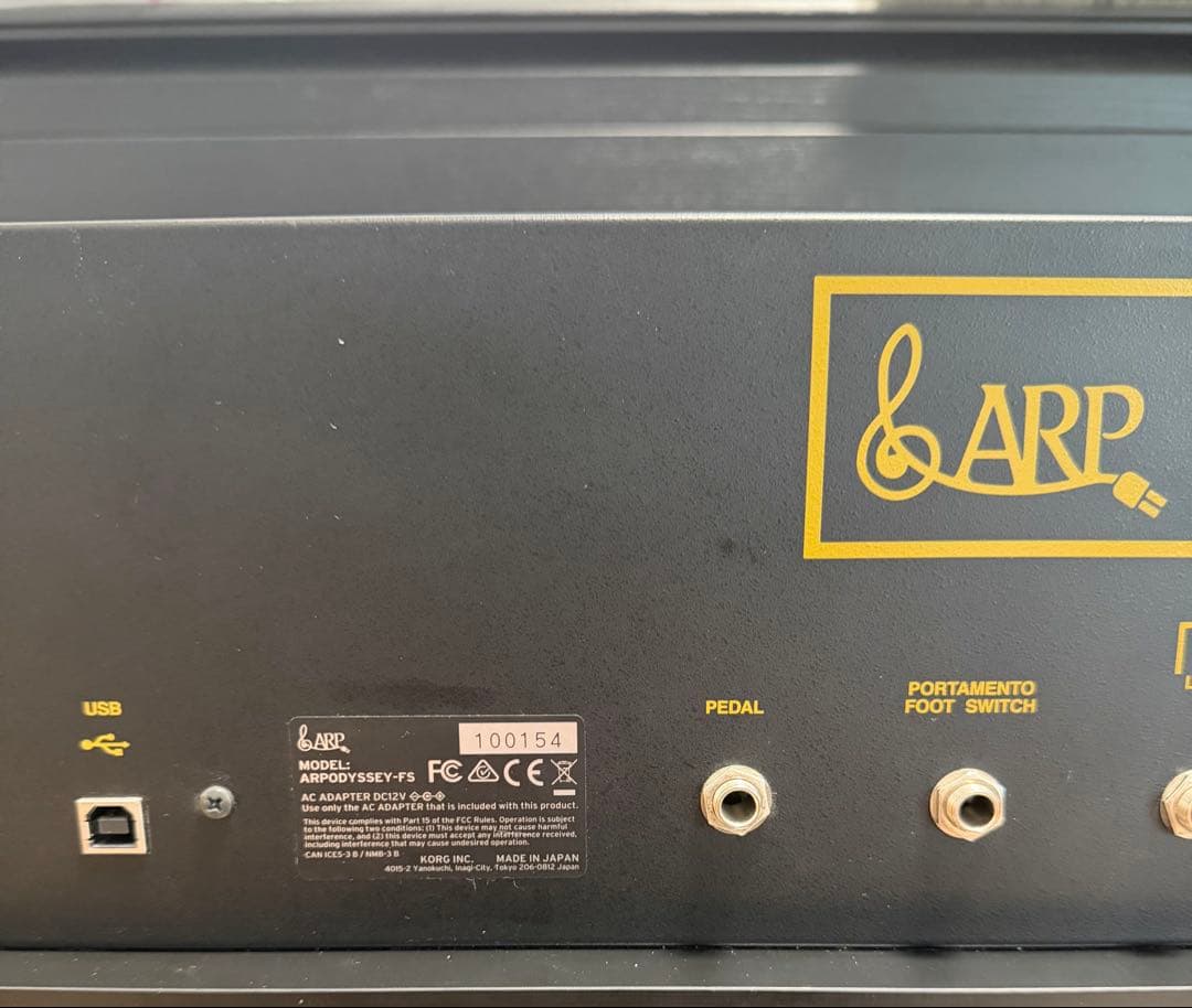 KORG アープオデッセイrev.2 FS アナログシンセサイザー 本体
