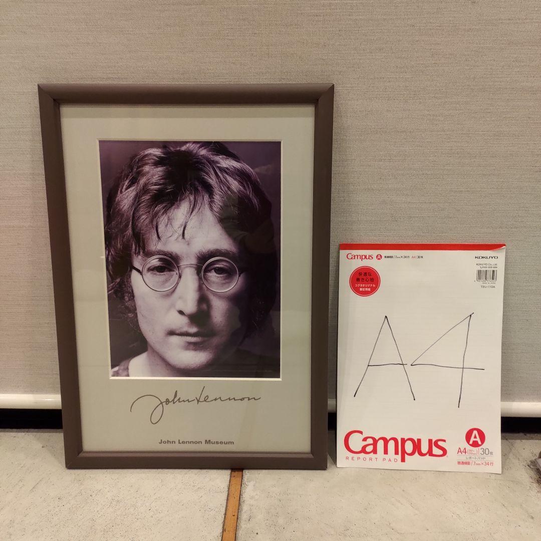 John Lennon ポートレート フレーム付き