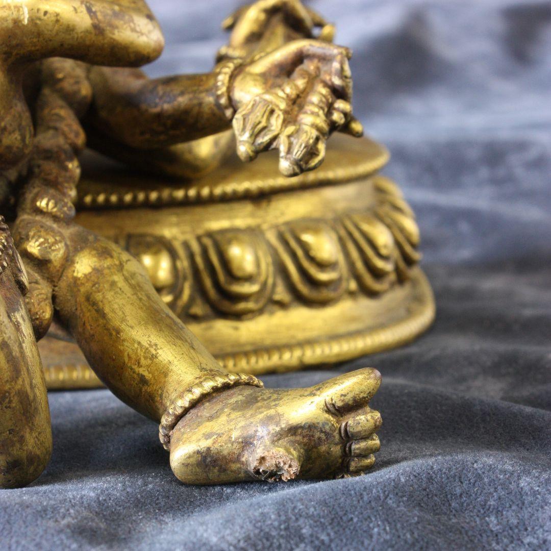 馬頭・牛頭観音像　歓喜天　ハヤグリーヴァ・シャクティ（ヤブユム)