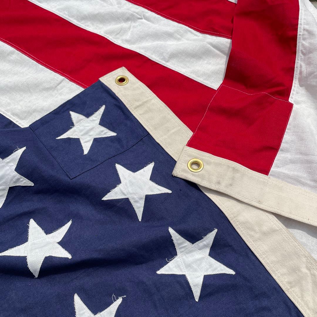 特大BIG！40s〜50s 48星 星条旗アメリカアンティークUSAヴィンテージ