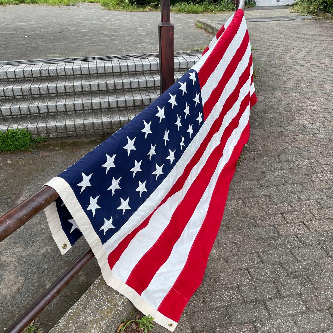 特大BIG！40s〜50s 48星 星条旗アメリカアンティークUSAヴィンテージ