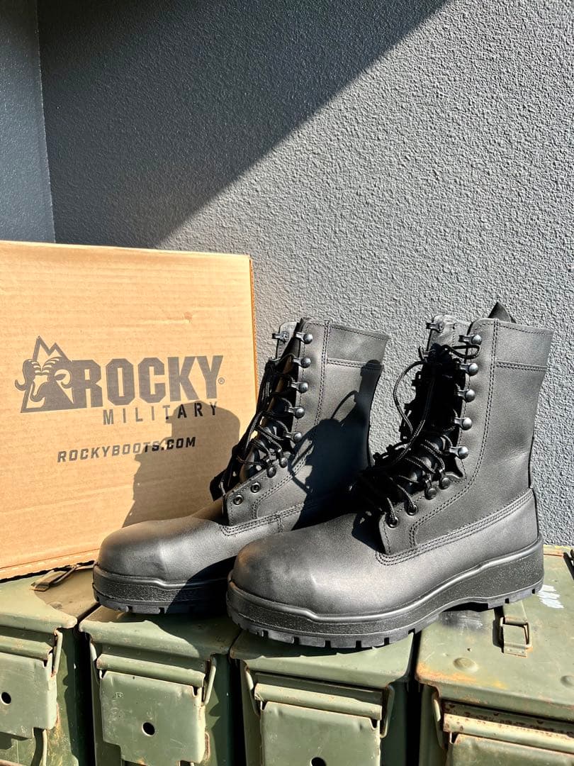米軍放出未使用品Rocky社 米国製タクティカルブーツスチールトゥ入り 28cm