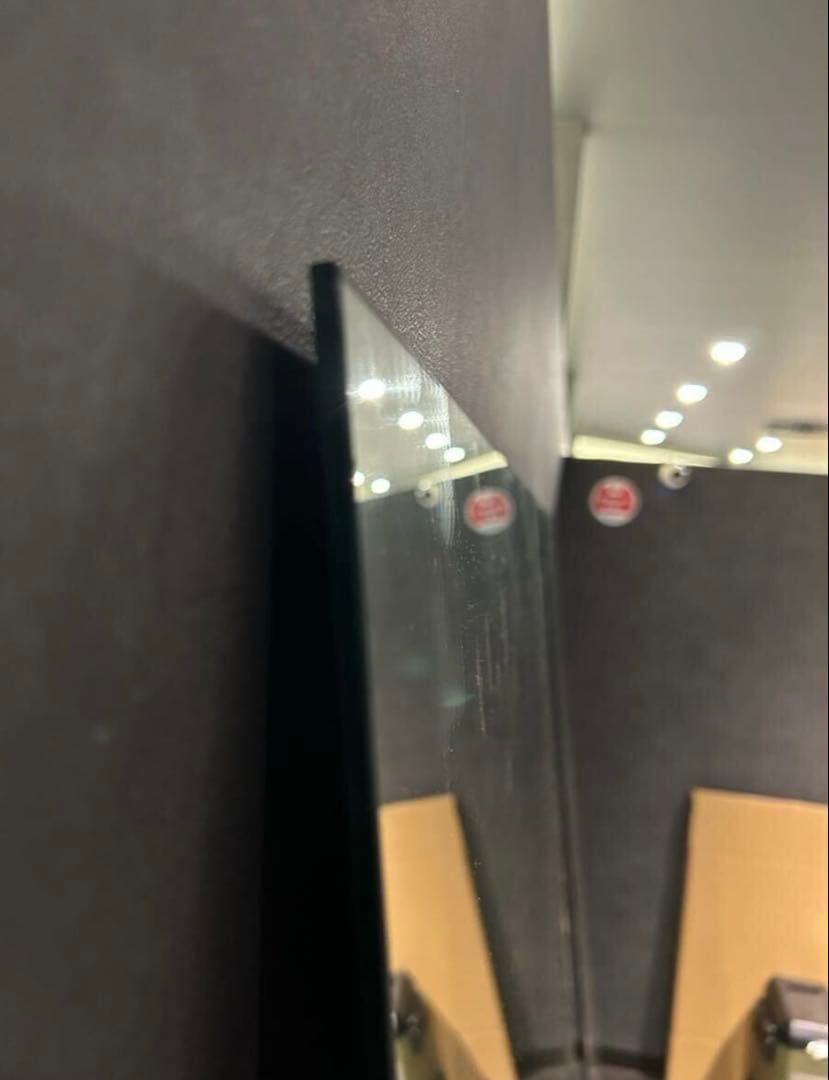 ジム用全身鏡 ミラー 約106cm×約190cm 直接引き取り限 千葉県市川市③