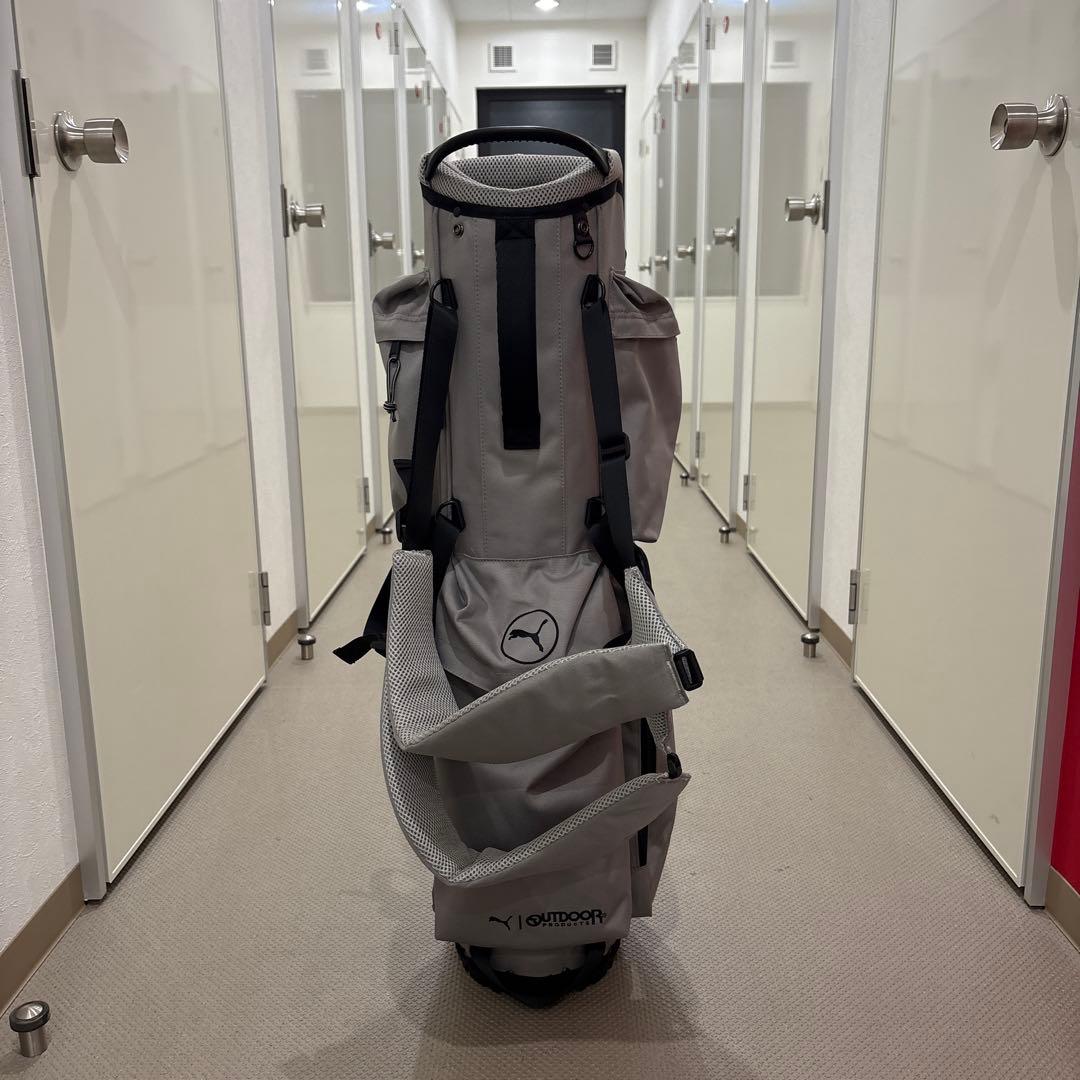 PUMA×OUTDOOR グレー キャディバッグ