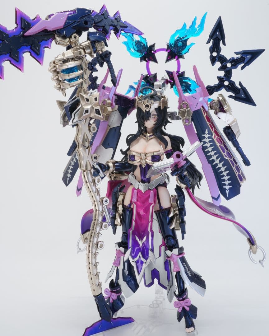 メガミデバイス 皇巫 ツクヨミ+バイク 完成品 塗装品