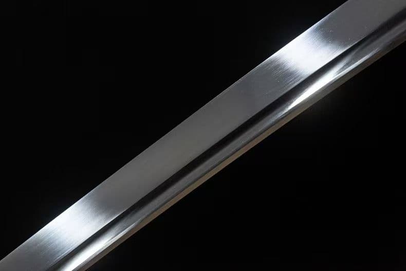 ３日内速達 緑魔太刀1060高マンガン鋼模造刀金豹刀鍔緑鞘青紐居合練習用日本刀