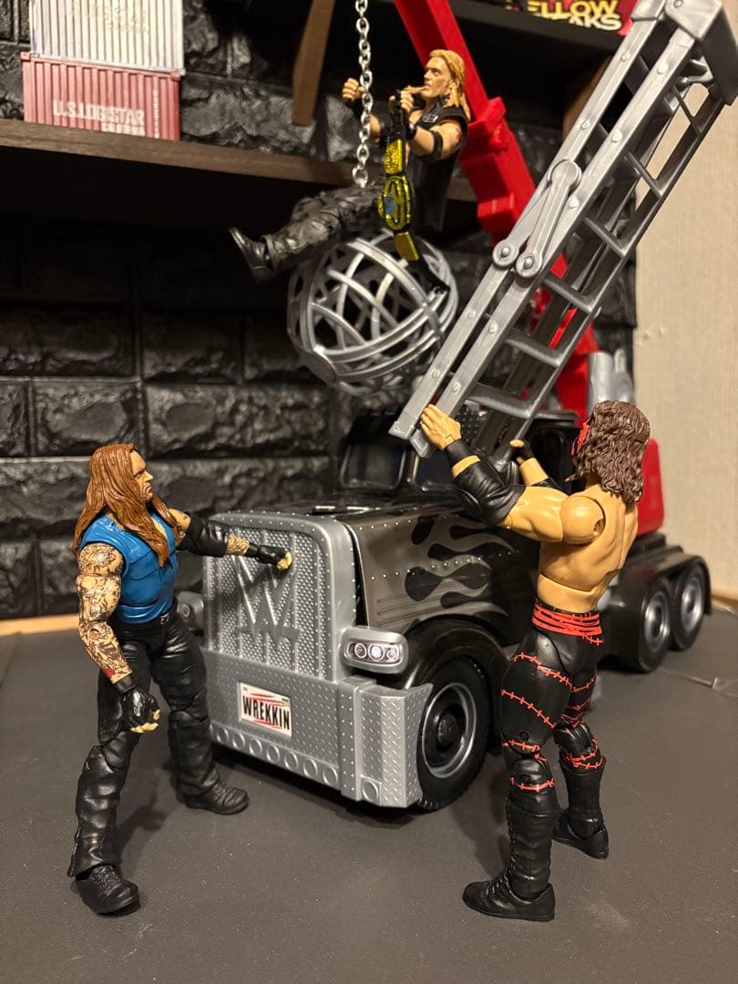 値下げ最終wwe入手困難品多数レスラー 12体+リング・トラック