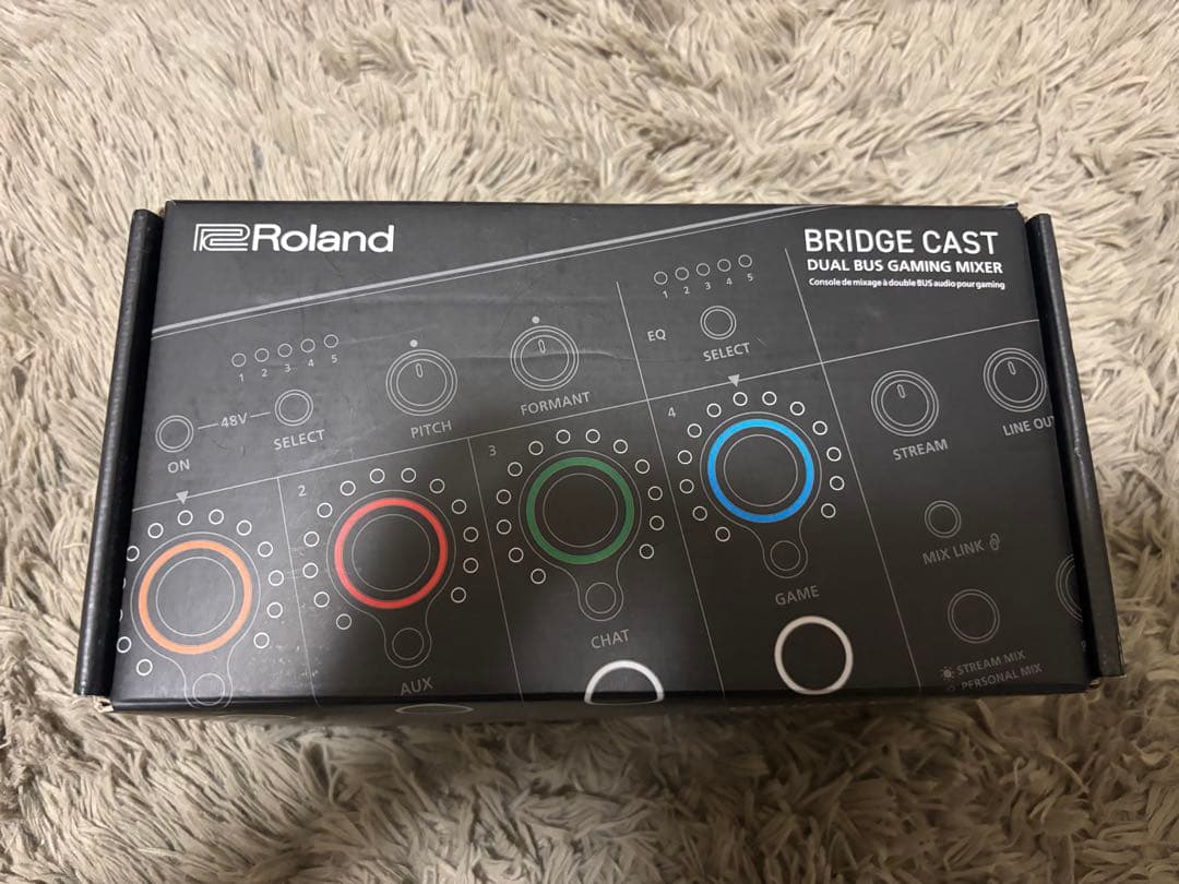 Roland BRIDGE CAST デュアルバスゲーミングミキサー