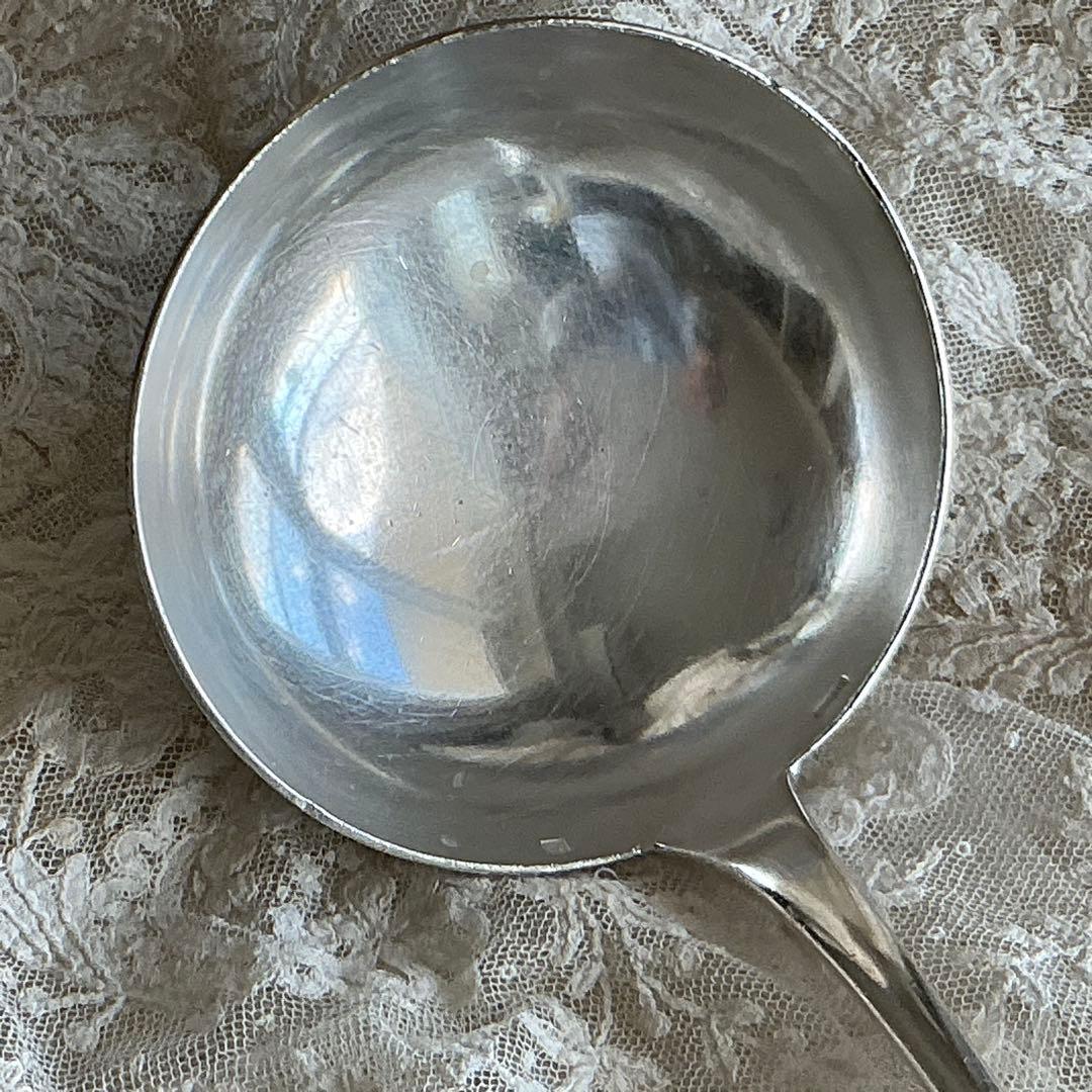 フランスアンティーク　すずらん　ERCUIS　レードル（大）イニシャルモノグラム