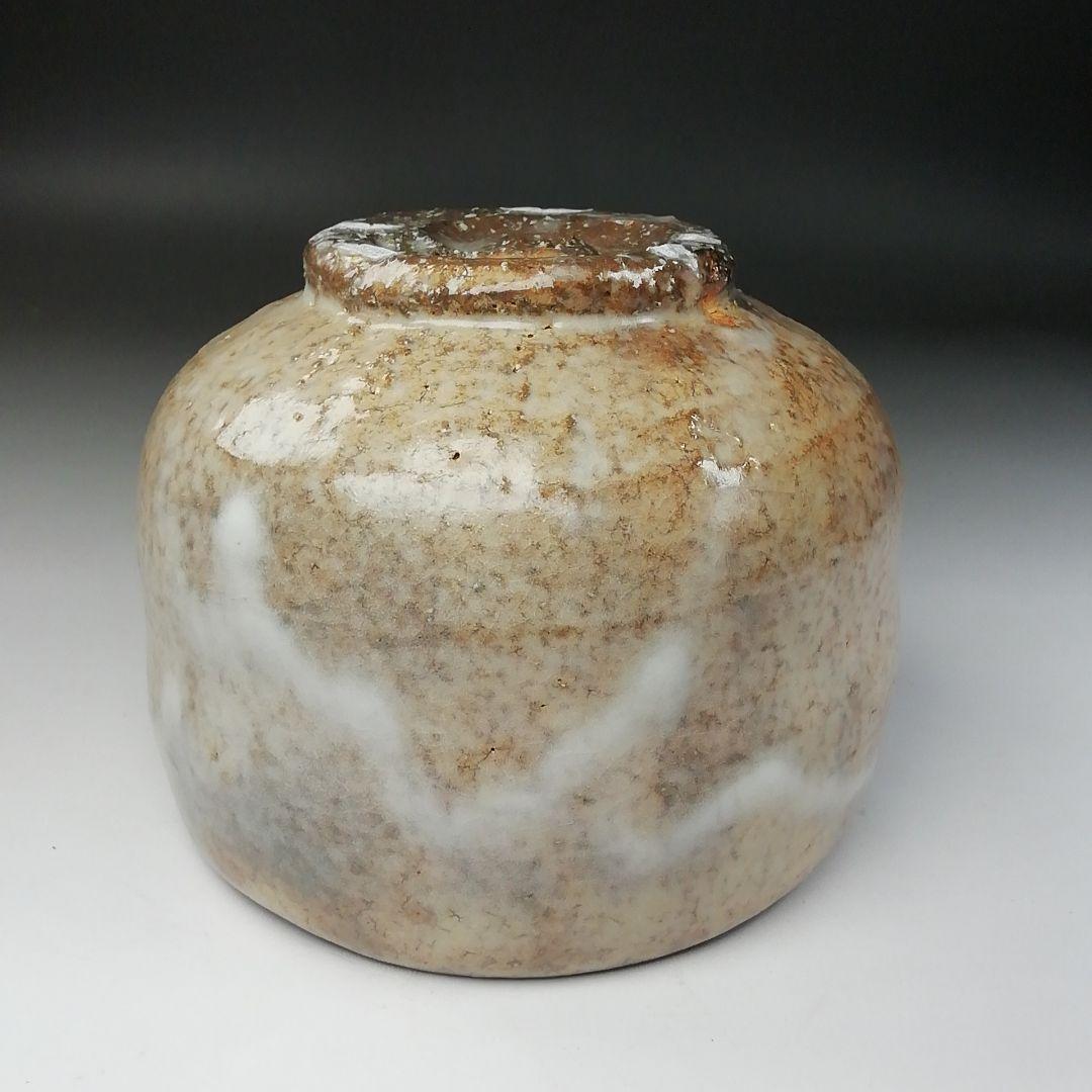 Ｔ２５２　茶碗　『萩茶碗』『野萩庵　丸山陶心』　共箱　抹茶碗　茶道具