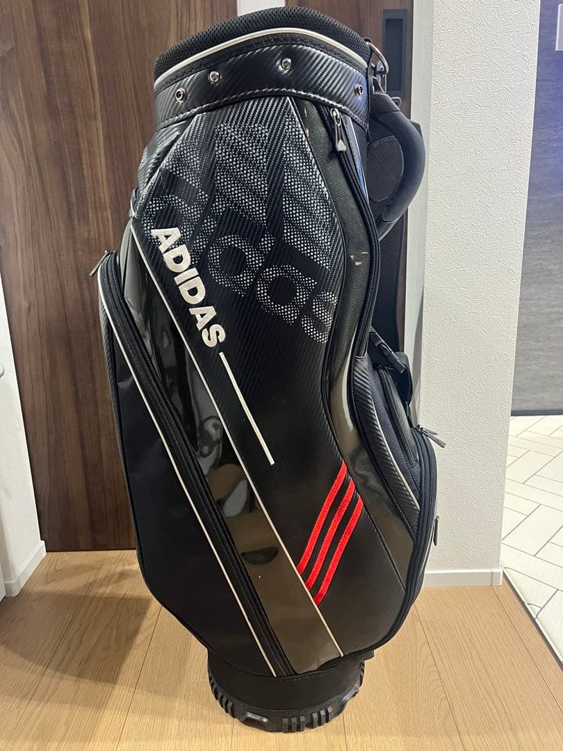 【美品‼️】adidasゴルフキャディバッグ　サービス付