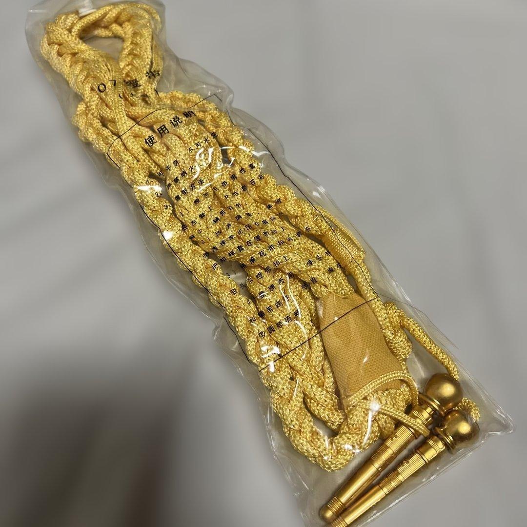 実物　現役用中国人民解放軍07式現用金色授帯　礼服用