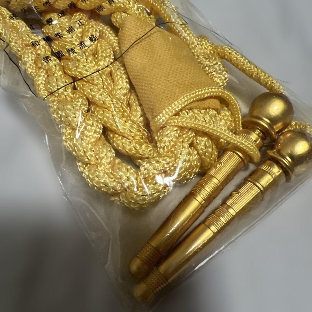 実物　現役用中国人民解放軍07式現用金色授帯　礼服用