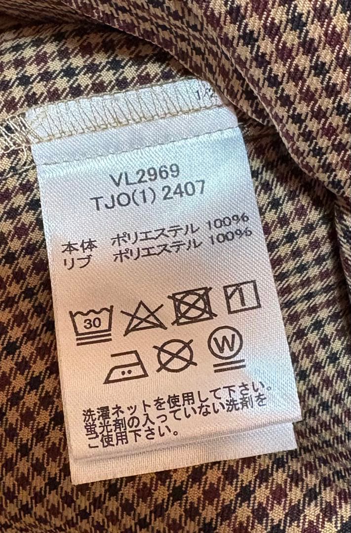 FILA チェック柄プリーツスカート