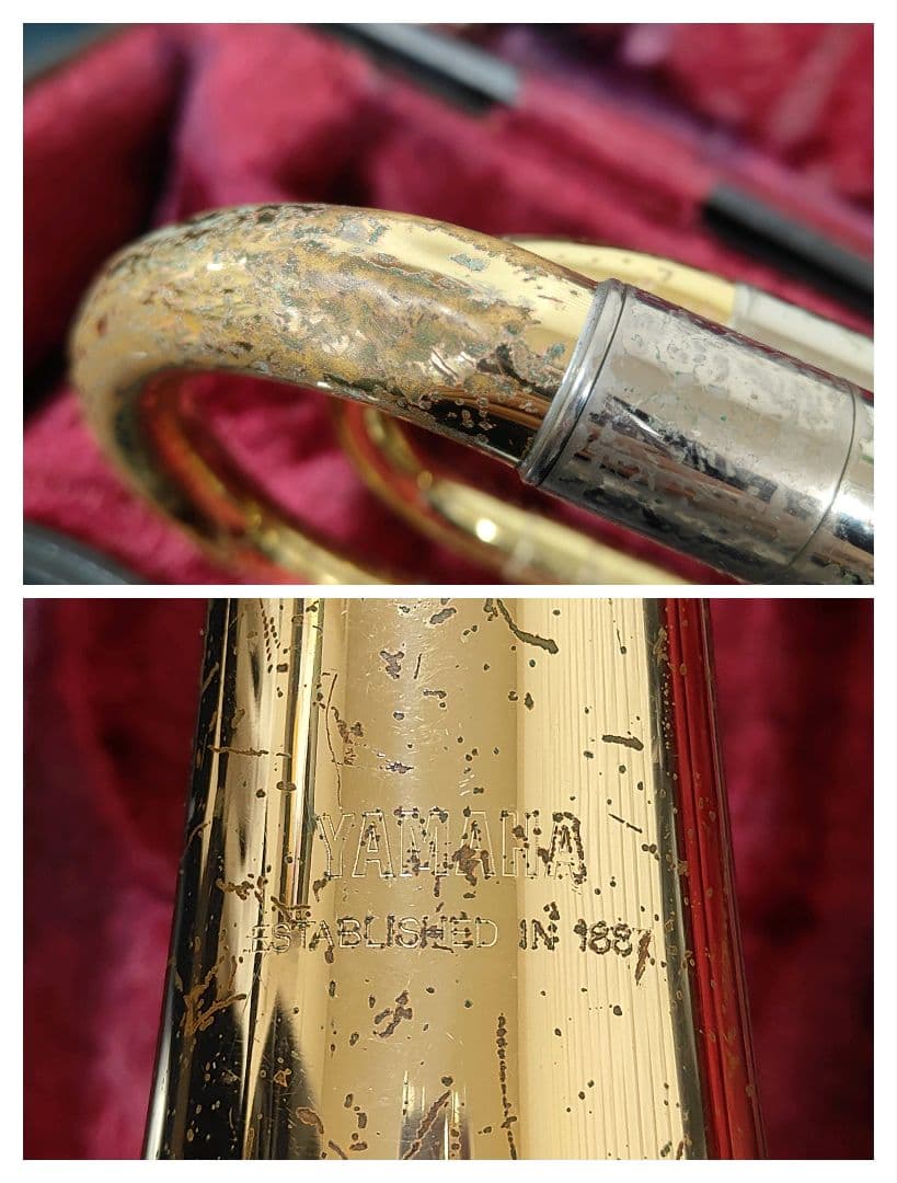 YAMAHA ヤマハ YSL-456G テナーバストロンボーン 現状品特価