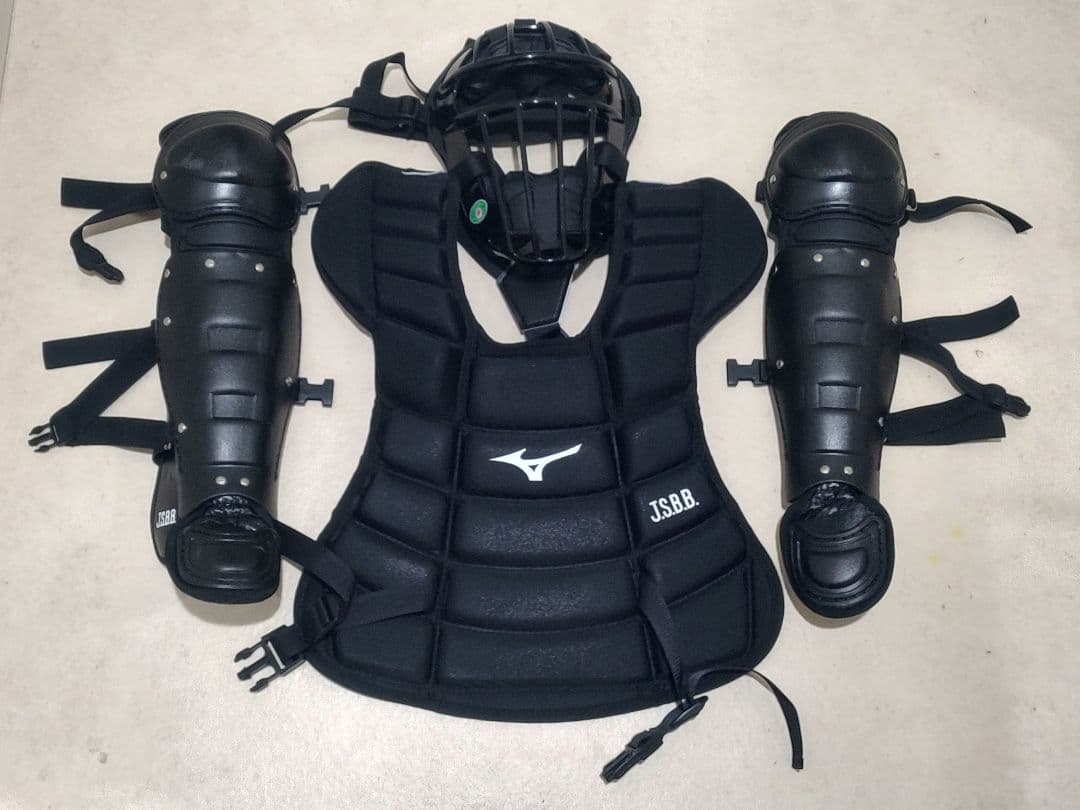 少年軟式野球　ミズノ　キャッチャー防具セット