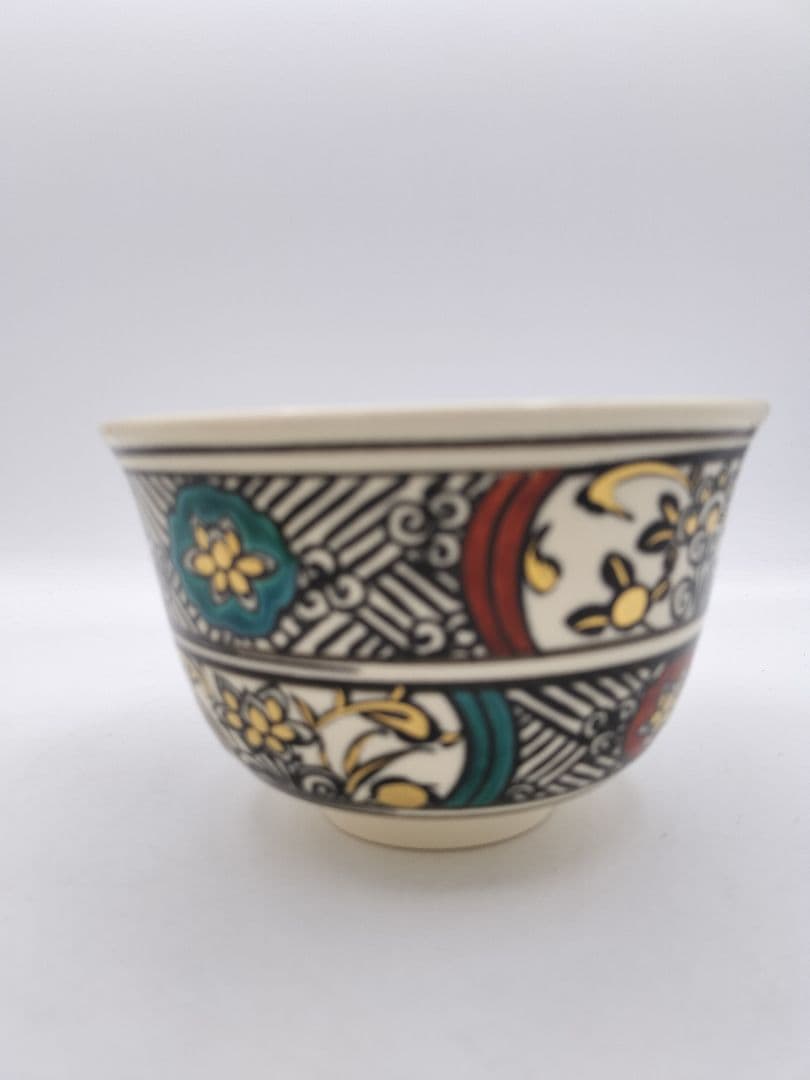 b976【新品・未使用】茶碗 金彩 鉄絵 田中方円 木箱 茶道具