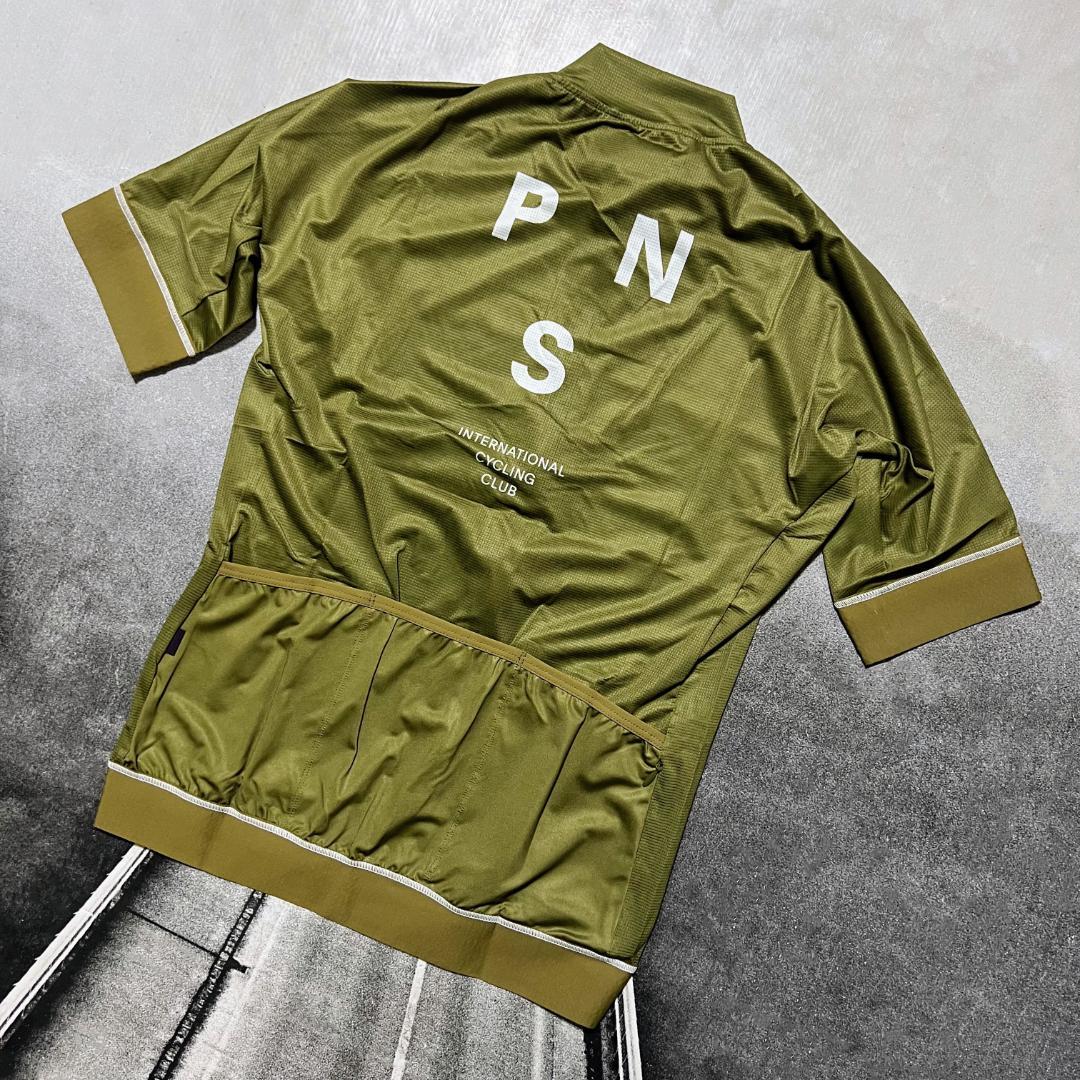 新品 パスノーマルスタジオ メンズ メカニズム ジャージ Lサイズ グリーン