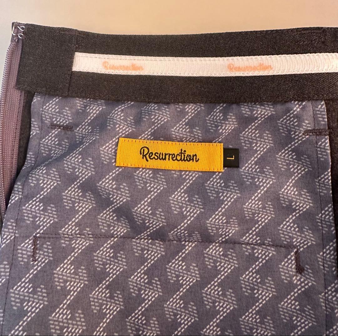 【美品】レザレクション ソフトサーモペプラムスカート (インナーパンツ付)