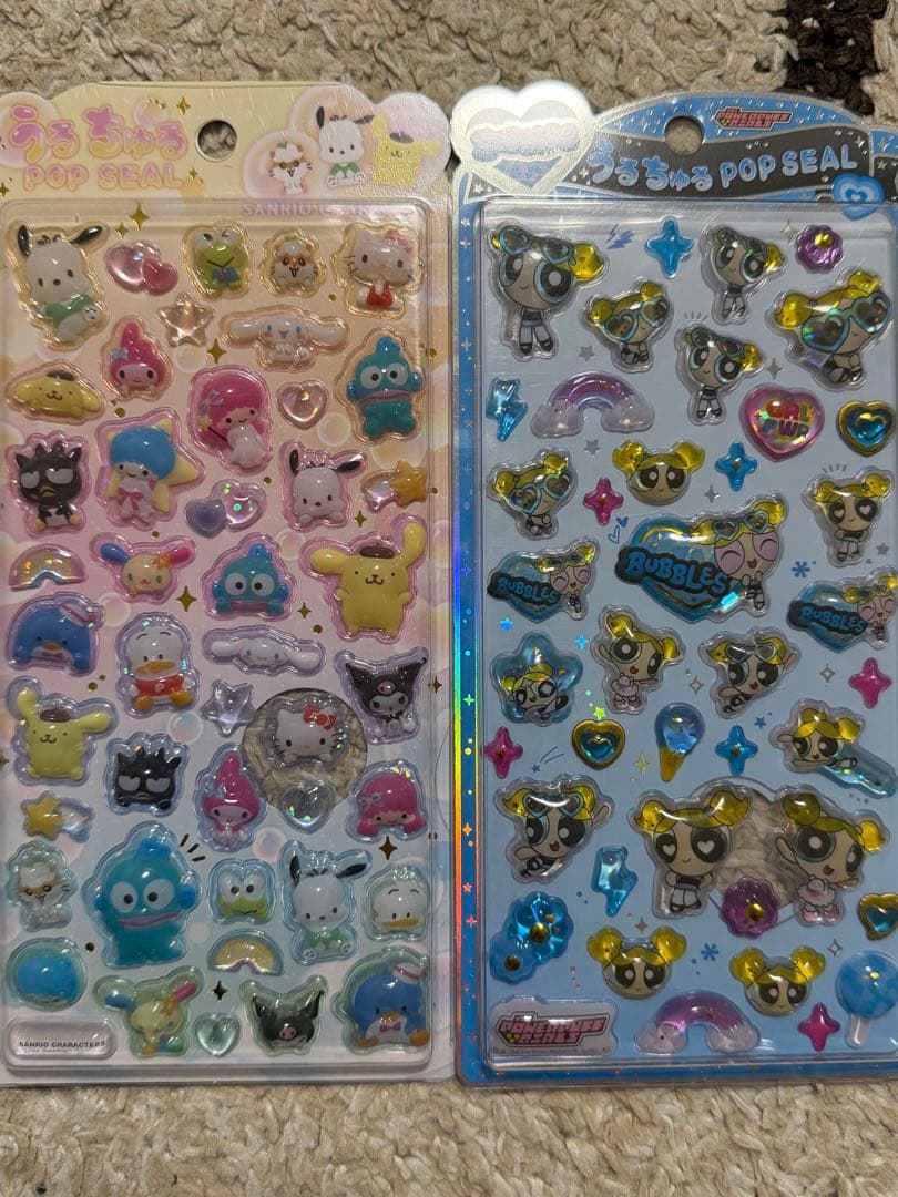 ボンボンドロップ　うるちゅるシール　サンリオ　ディズニー　たまごっち　等15枚