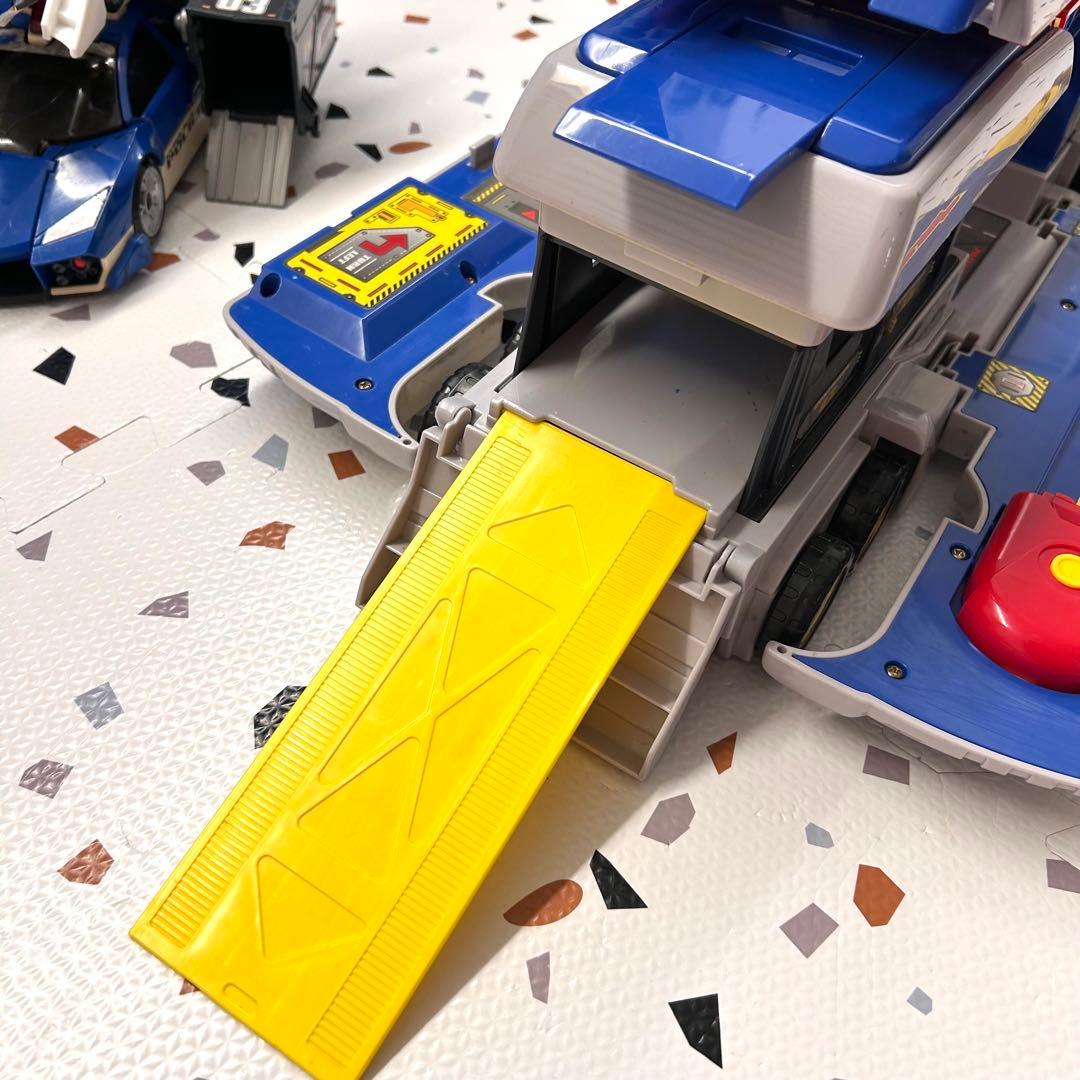 【新品電池交換済み】トミカ マグナムパトレーラー ハイパーブルーポリス おもちゃ