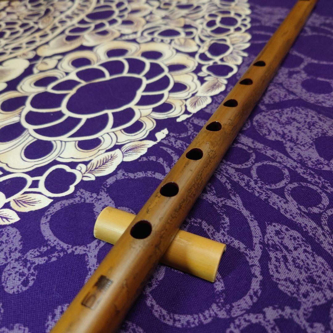 篠笛　三本調子　古典調　拭漆