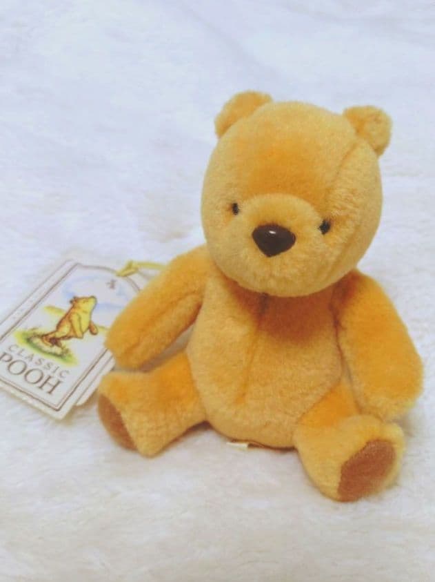 プーさん　ディズニー　タグ付き　激レア　ヴィンテージ　廃盤　入手困難　希少