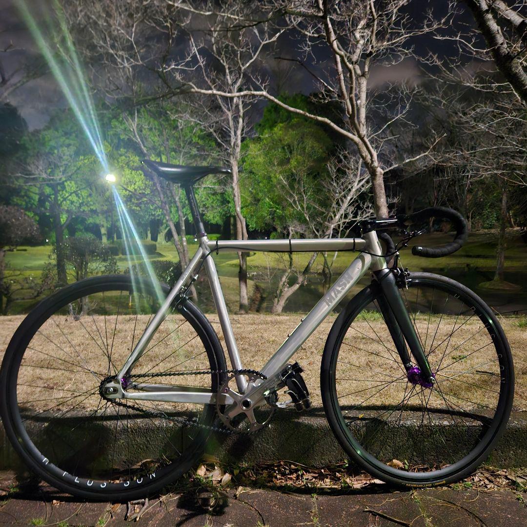 MASH AC-2 M マッシュ　フレームセット トムソンステム付 RAW