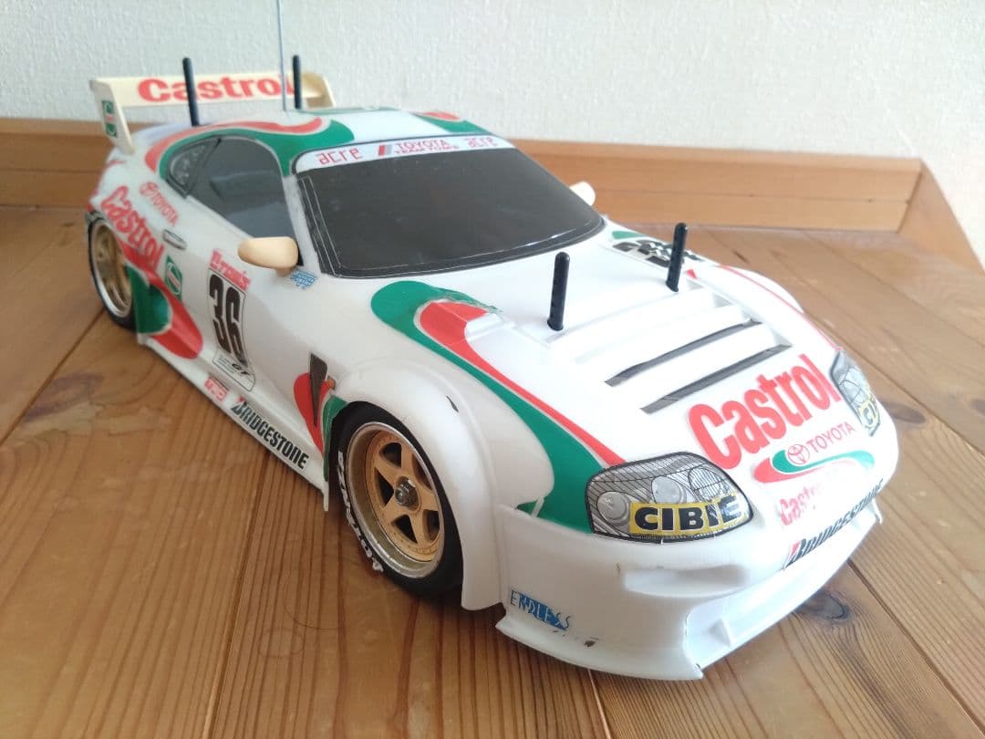 タミヤ　TA02W　カストロール　スープラ　プロポ　メカ　セット