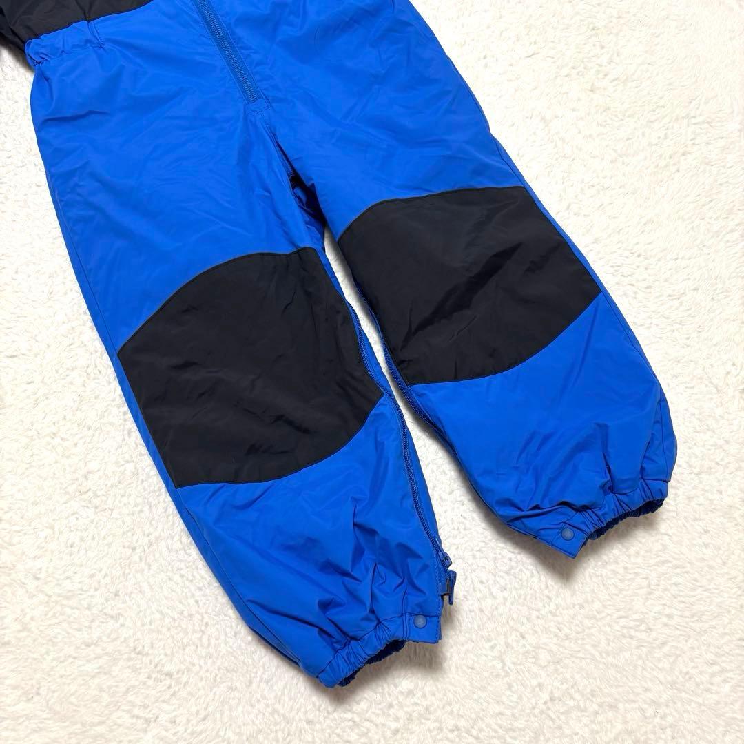 美品 THE NORTH FACE キッズ スキーウェア 100cm 青 × 黒