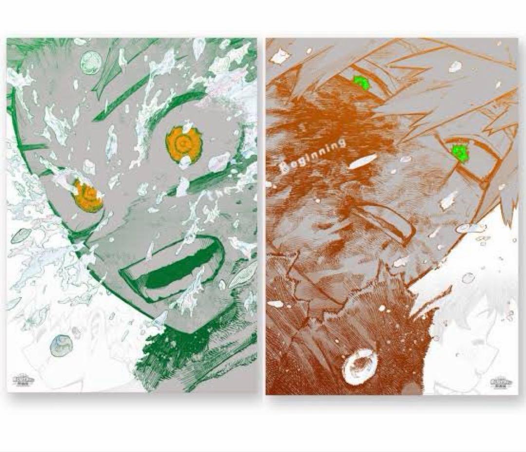 【新品未開封】僕のヒーローアカデミア　原画展　A2アートポスター 2枚セット