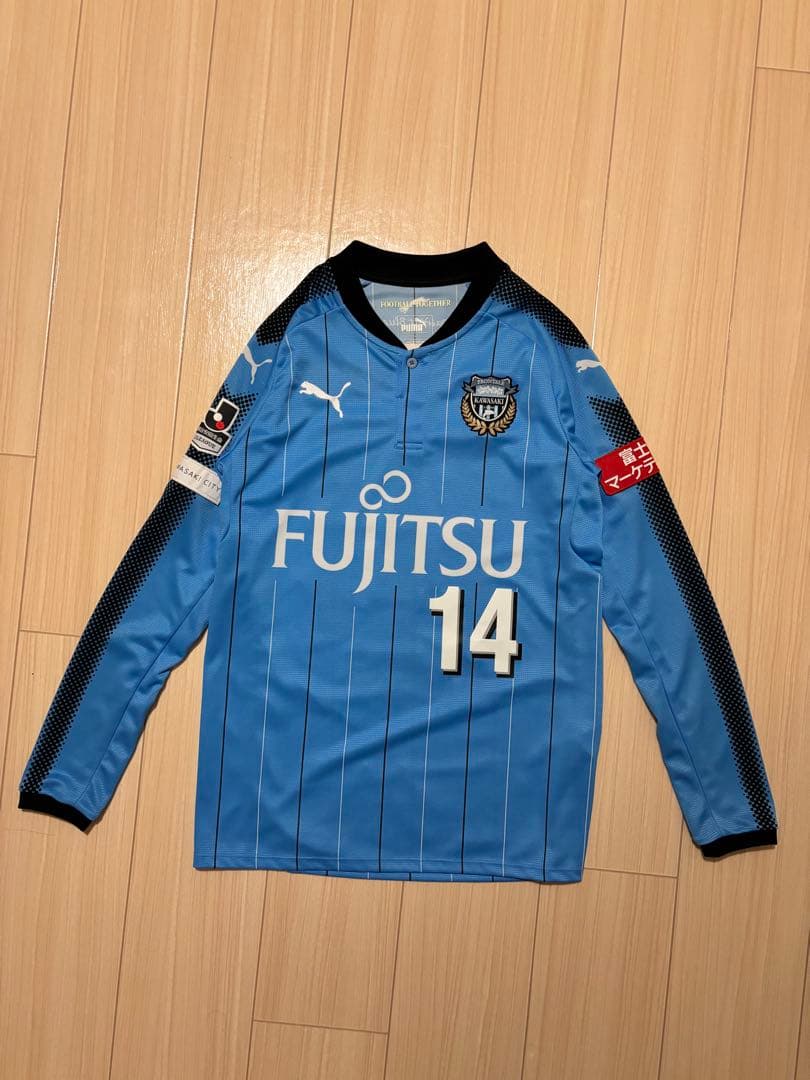 川崎フロンターレ 2017年 中村憲剛　14番　長袖　Sサイズ