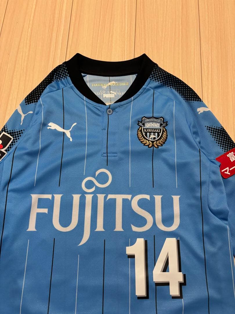 川崎フロンターレ 2017年 中村憲剛　14番　長袖　Sサイズ