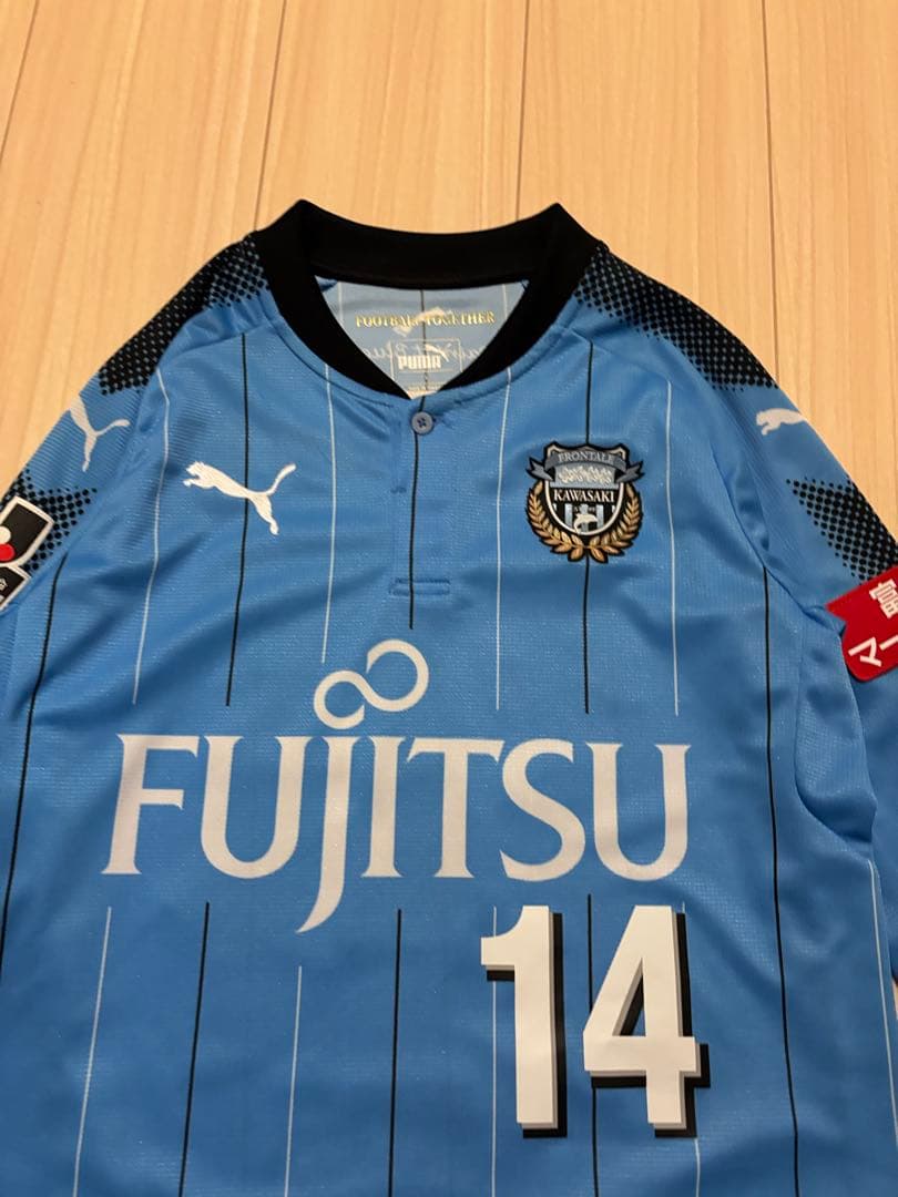 川崎フロンターレ 2017年 中村憲剛　14番　長袖　Sサイズ