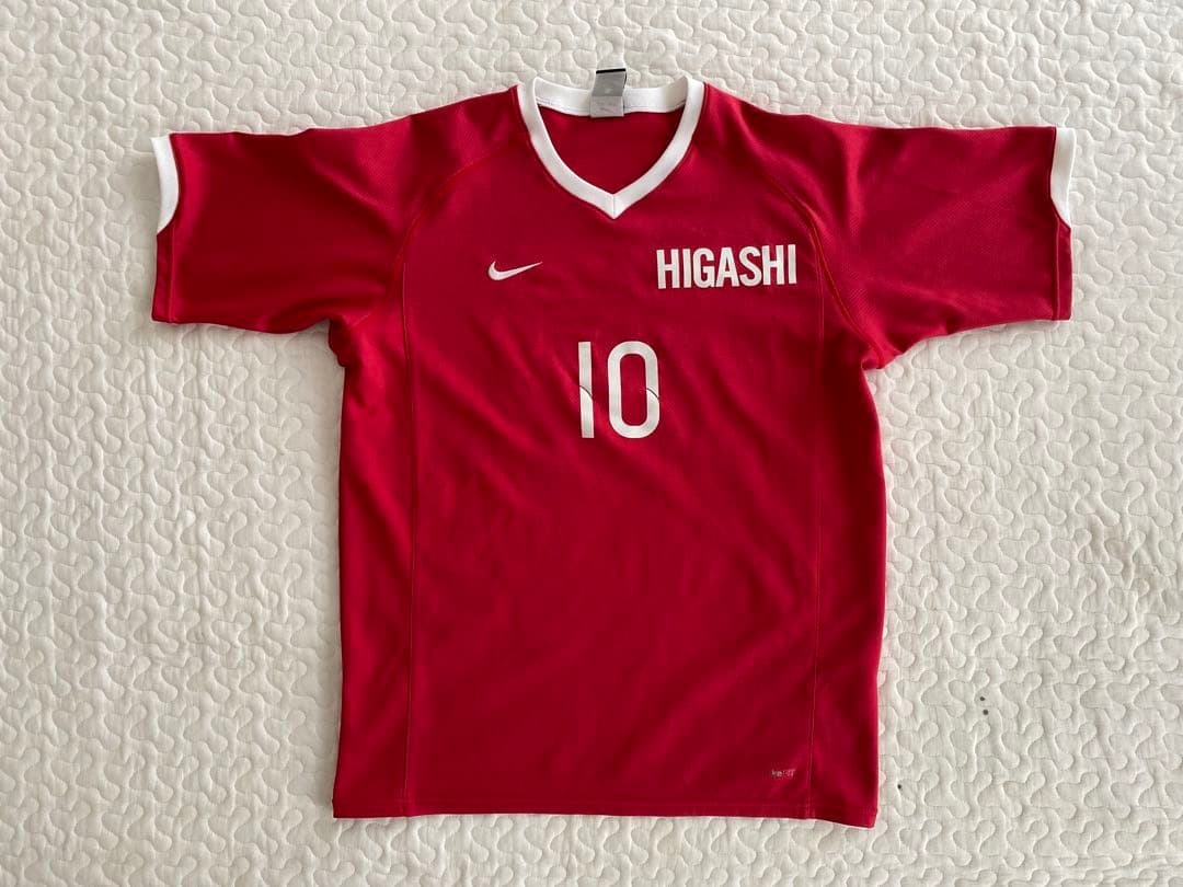 サッカーシャツ　東福岡　10番 Dri-FIT Nikeレッドシャツ