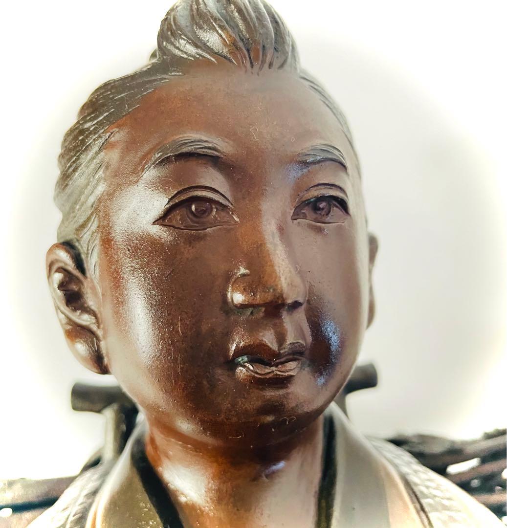 二宮金次郎 ブロンズ像 48cm 7kg