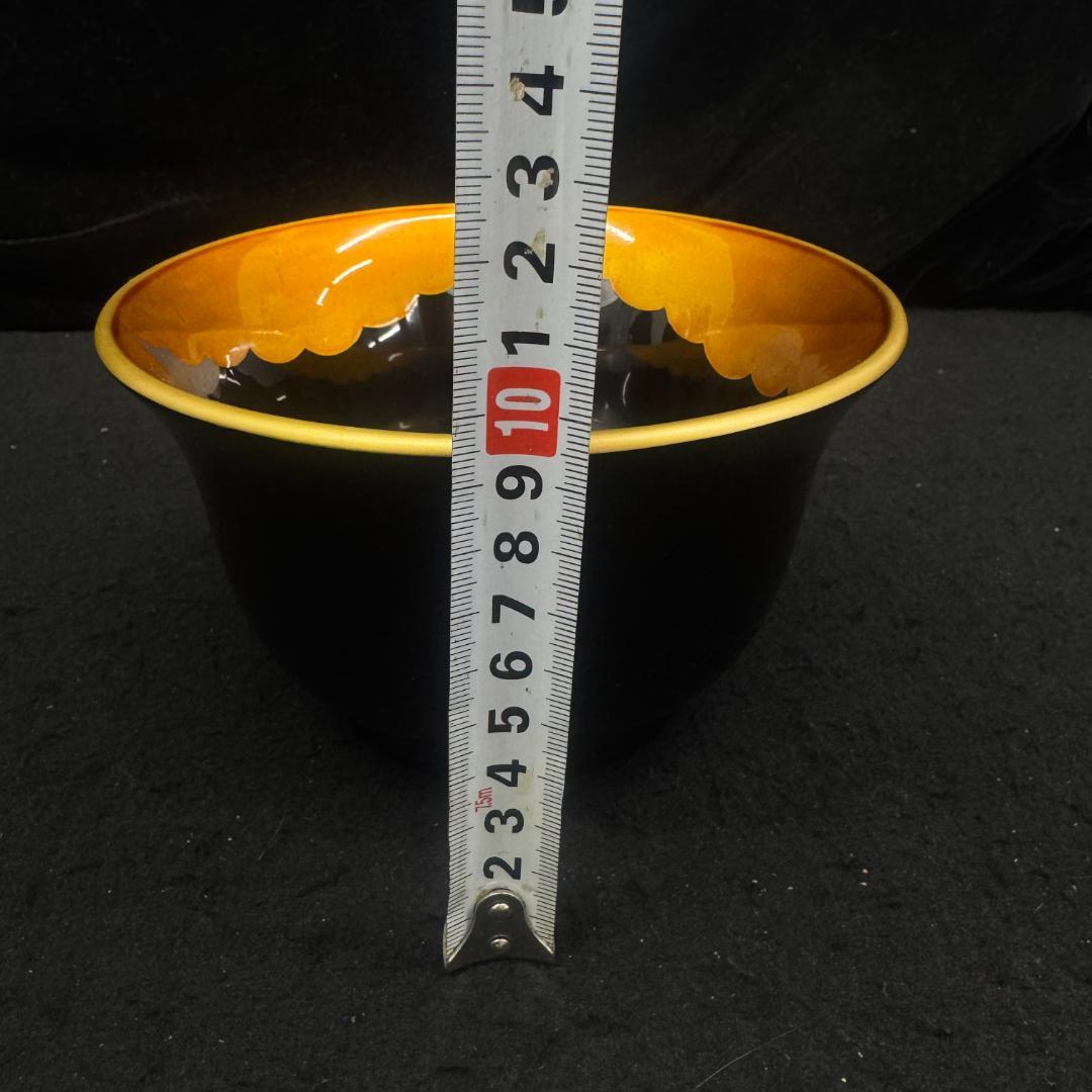 輪島塗　鶴亀蒔絵　壹対　高級漆器 共箱　共布