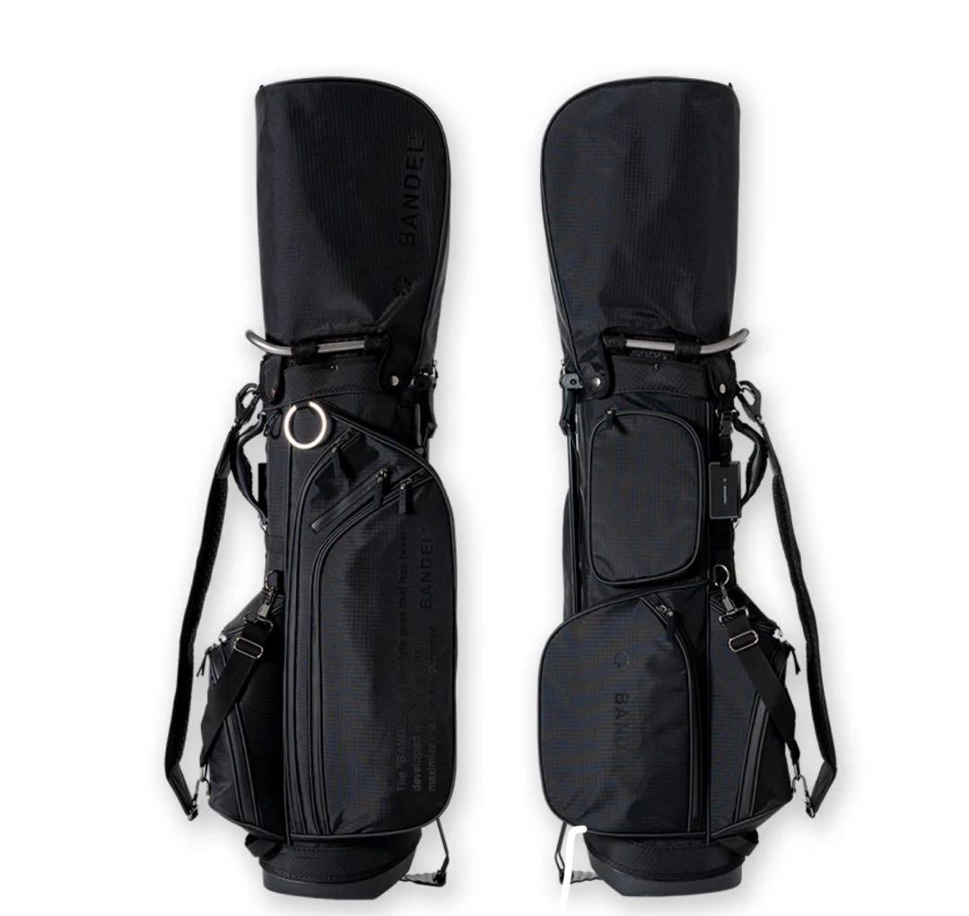 【新品・タグ付き】完売品 BANDEL キャディバッグ ブラックエディション 黒