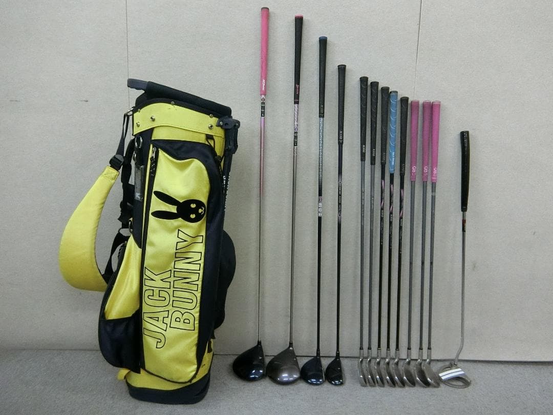 b713初心者必見ダンロップゼクシオ等レディースゴルフ13本セット※Dr２本入り