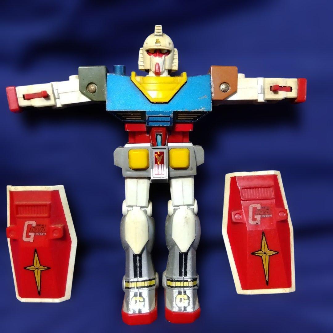 昭和激レア【超合金　機動戦士ガンダム　合体セット】　クローバー社。約４０年前の物