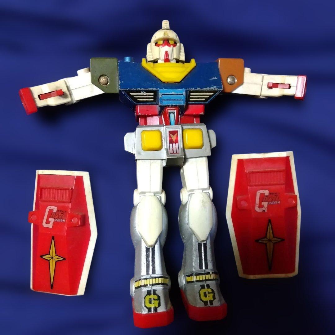 昭和激レア【超合金　機動戦士ガンダム　合体セット】　クローバー社。約４０年前の物