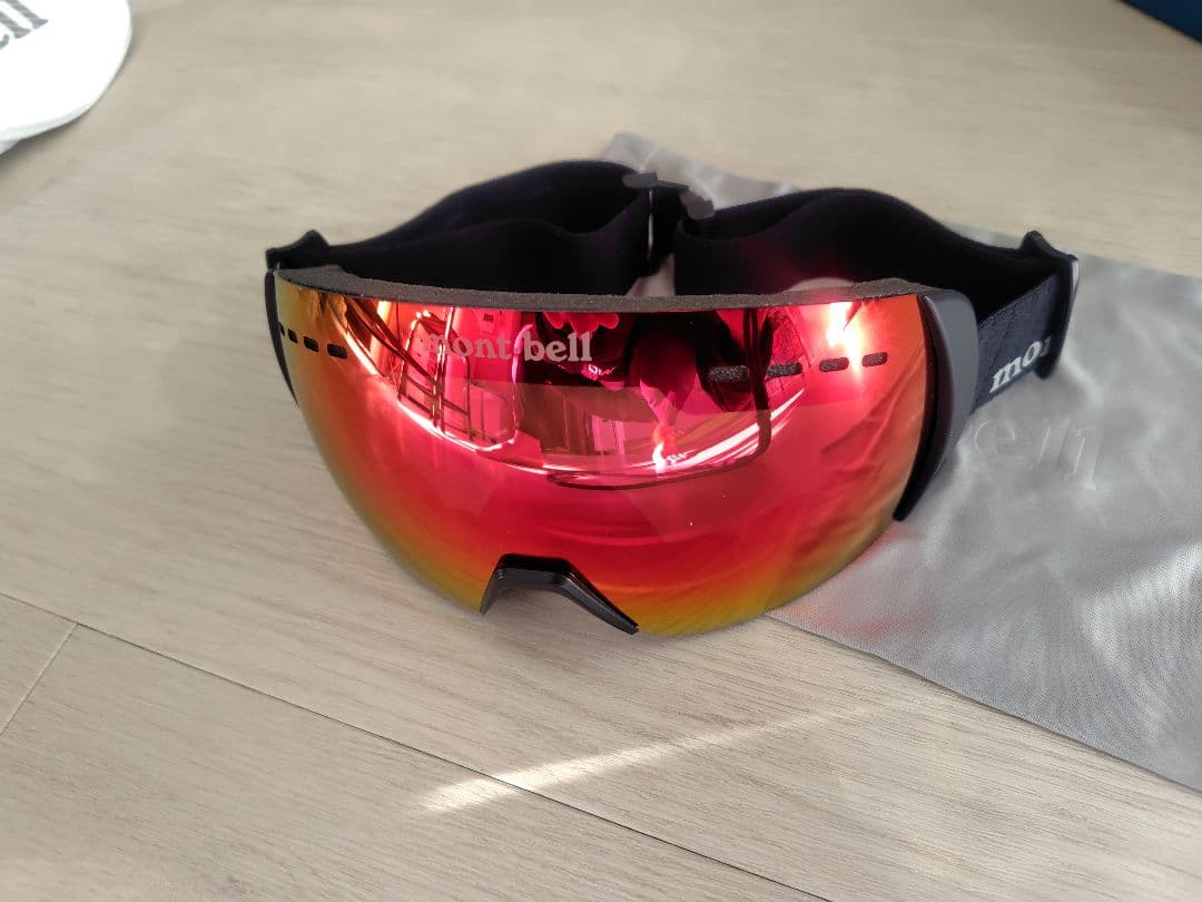 mont-bell LWアルパインゴーグル HD赤色レンズ