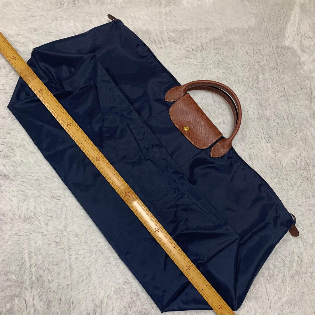 ロンシャン　LONGCHAMP ルプリアージュ　トラベルバッグ　ネイビー　旅行