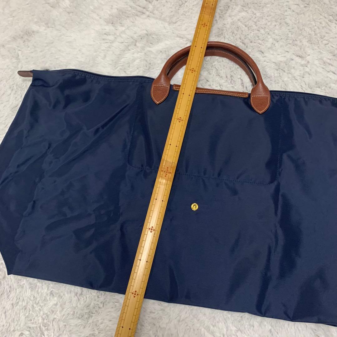 ロンシャン　LONGCHAMP ルプリアージュ　トラベルバッグ　ネイビー　旅行