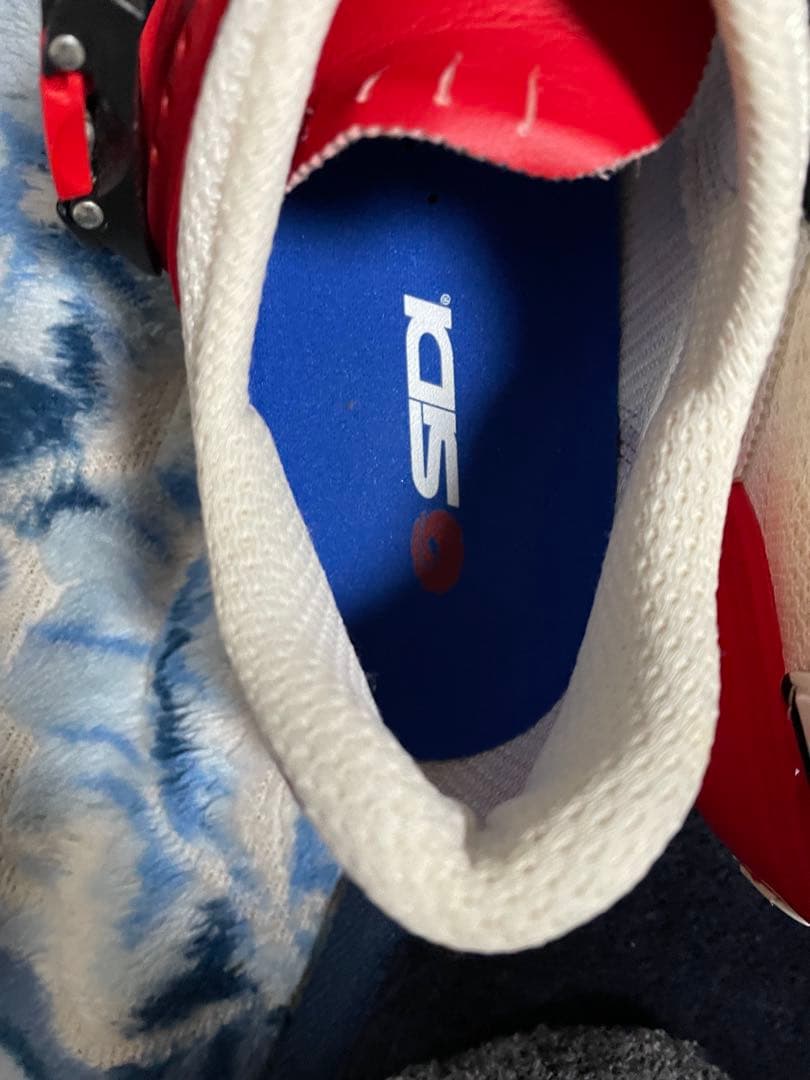 最終値下げSIDI SPIT サイクリングシューズ レッド/ホワイト