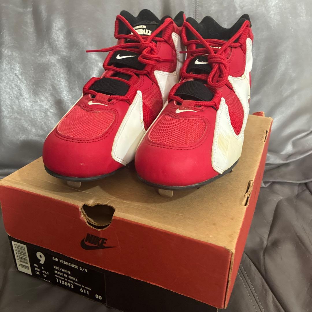 Nike Air Franchise 3/4 レッド/ホワイト 9 95年製